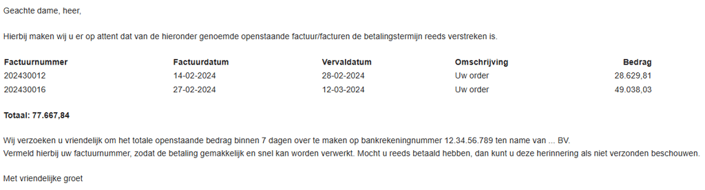 aanmaning
