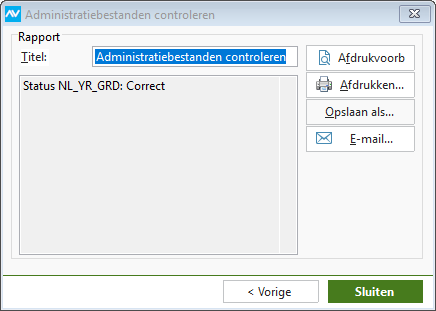 controleren administratie venster 4