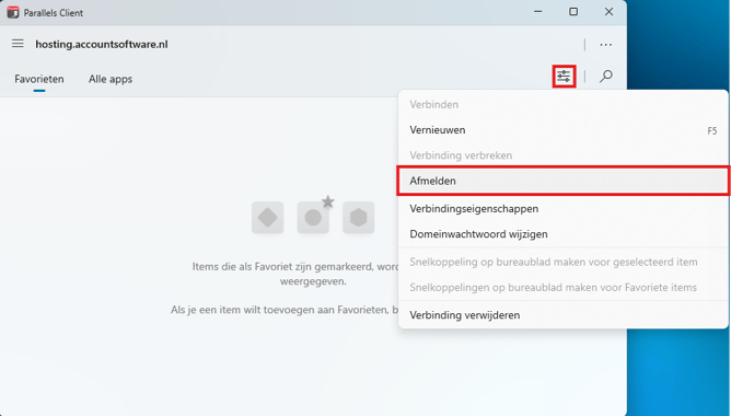 1. Snelkoppelingen vernieuwen