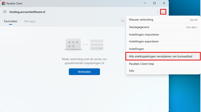2. Snelkoppelingen vernieuwen