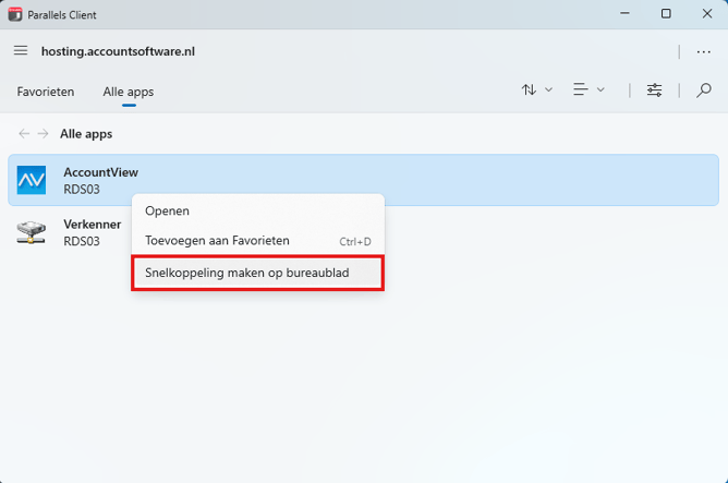 4. Snelkoppelingen vernieuwen