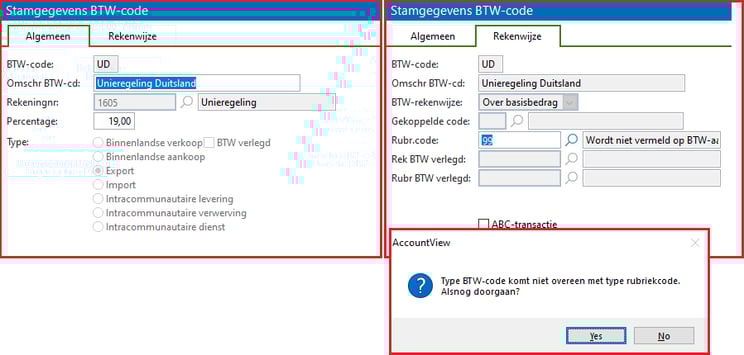 av-sup oss-unieregeling-btw-code