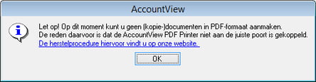 av-sup av-pdfprinter fout