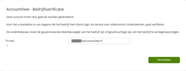 av-sup starten AUINV verificatie onderneming