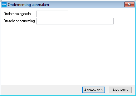 sup-av-onderneming aanmaken