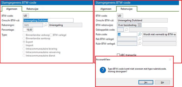 av-sup oss-unieregeling-btw-code