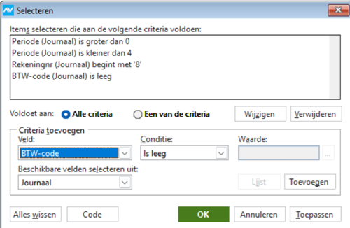 geen btw-code