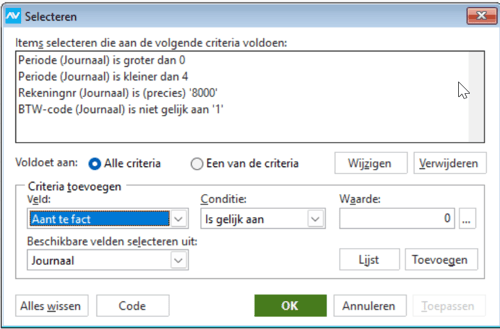 juiste btw-code